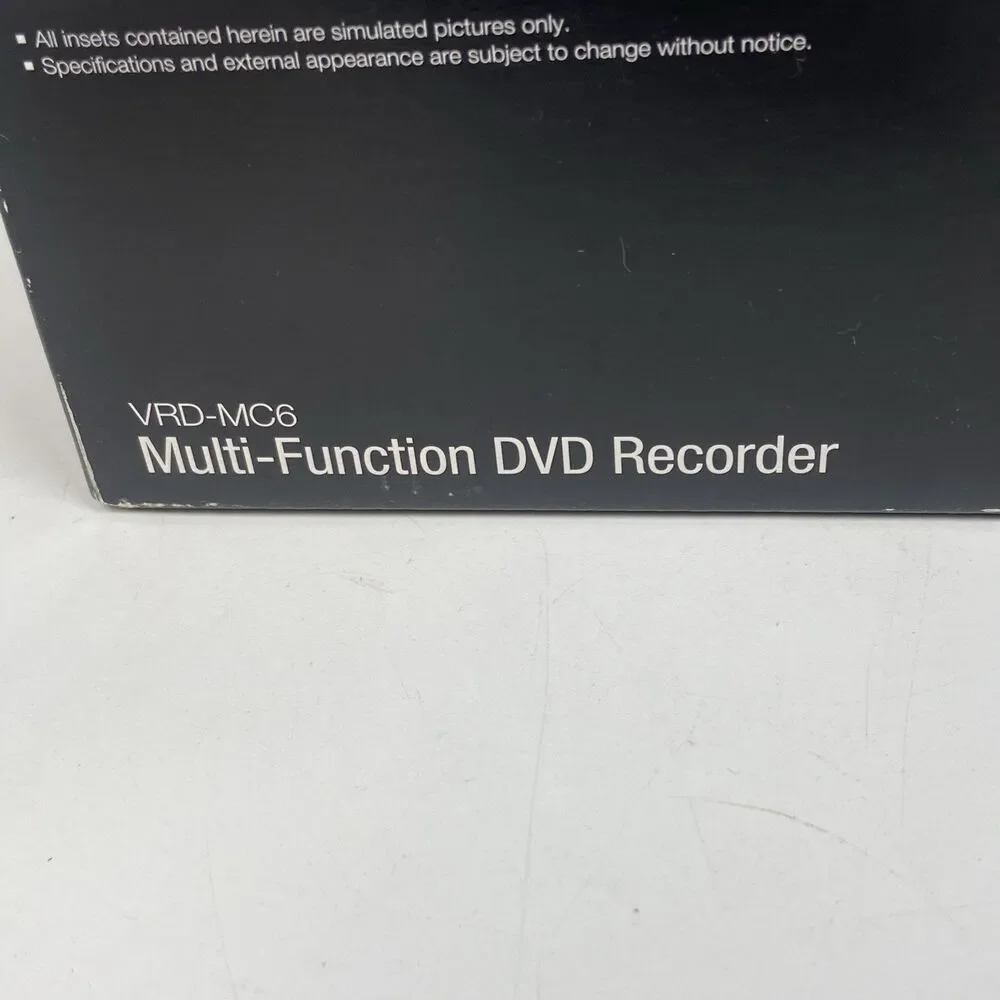 SONY DVD Recorder DVDirect VRD-MC6 Multi-fuction Transfer to DVD